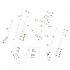 Beta RR125 LC 13 Gabel 1