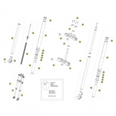 Beta RR125 LC 14-15 Gabel