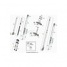 Beta RR125 LC 4T 20 Gabel