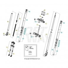 Beta RR125 LC T 23 Gabel