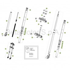 Beta RR125LC 4T 18 Gabel