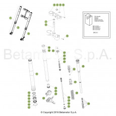 Beta RR125RC 19 Gabel