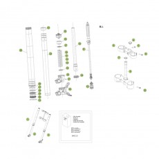 Beta RR250 2T 14 Gabel 1