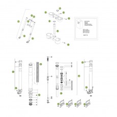 Beta RR250 2T Racing 15 Gabel