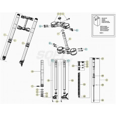 Beta RR250RC 20 Gabel