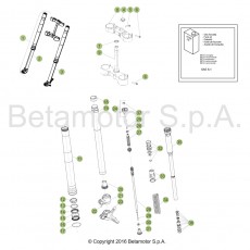 Beta RR300 Racing 18 Gabel