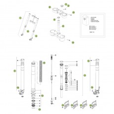 Beta RR350 Factory 14 Gabel