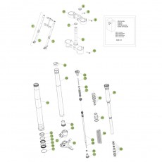 Beta RR350 Racing 16 Gabel