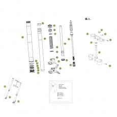Beta RR450 Cross Country 12 Gabel 1