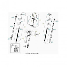Beta RR50 Street 21 Gabel