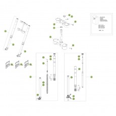 Beta Xtrainer250 18 Gabel