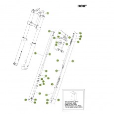 Beta EVO250 Factory 12 Gabel 2