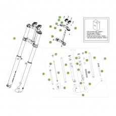 Beta EVO300 Factory 14 Gabel 2