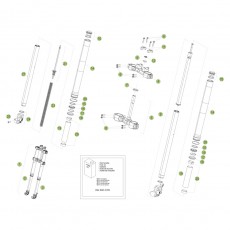 Beta RR125 LC 13 Gabel 2