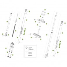 Beta RR125 LC 13 Gabel 3