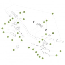 Beta  EVO125 Factory 14 Lenker/Armaturen