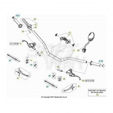 Beta EVO200 Factory 23 Lenker/Armaturen