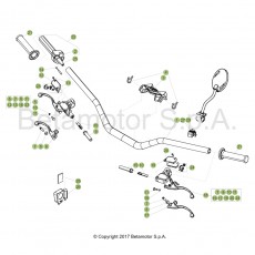 Beta EVO250 4T 18 Lenker/Armaturen