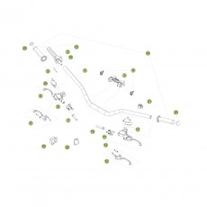 Beta EVO250 Factory 15 Lenker/Armaturen