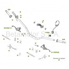 Beta EVO250 Factory 17 Lenker/Armaturen