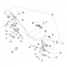 Beta EVO250 14 Lenker - Armaturen