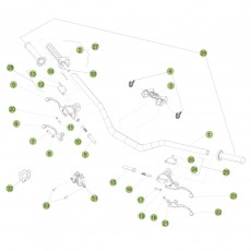 Beta EVO300 4T 10 Lenker/Armaturen