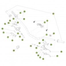 Beta EVO300 4T 16 Lenker/Armaturen