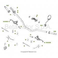 Beta EVO300 SS Factory 17 Lenker/Armaturen