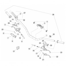 Beta EVO300 14 Lenker - Armaturen