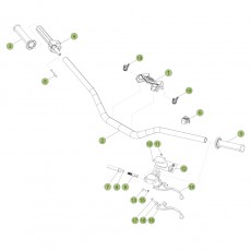 Beta EVO80 16 Lenker/Armaturen