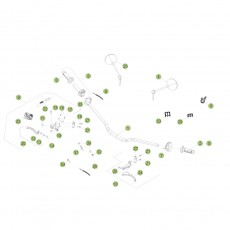 Beta RE125 15 Lenker/Armaturen