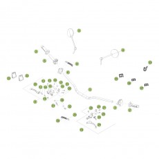 Beta RR125 LC 13 Lenker/Armaturen