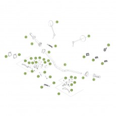 Beta RR125 LC 16 Lenker/Armaturen