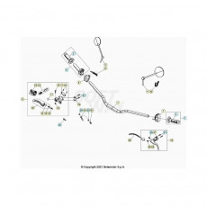 Beta RR125 LC 21 Lenker/Armaturen