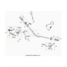 Beta RR125 LC 4T 21 Lenker/Armaturen