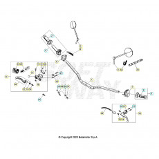 Beta RR125 LC R 25 Lenker/Armaturen