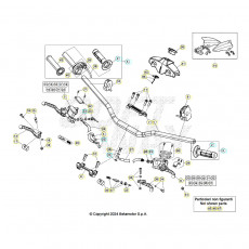 Beta RR125RC 25 Lenker/Armaturen