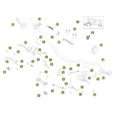 Beta RR350 Racing 13 Lenker/Armaturen