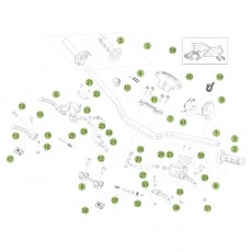 Beta RR350 Racing 15 Lenker/Armaturen