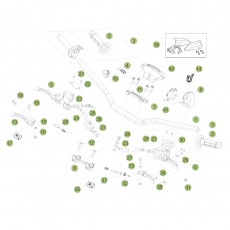 Beta RR350 Racing 16 Lenker/Armaturen