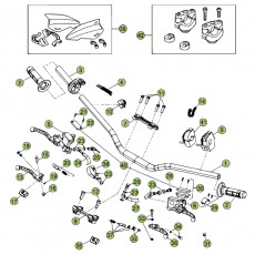 Beta RR450 Factory 12 Lenker/Armaturen