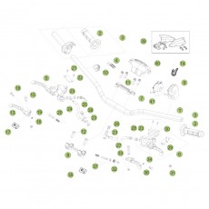 Beta RR480 Racing 15 Lenker/Armaturen