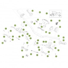 Beta RR480 Racing 16 Lenker/Armaturen