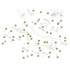 Beta RR498 Racing 14 Lenker/Armaturen