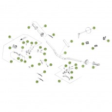 Beta RR50 Standard 14 Lenker/Armaturen