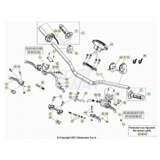 Beta Xtrainer250 25 Lenker/Armaturen