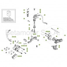 Beta  EVO125 Factory 17 Bremsen