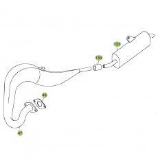 Beta EVO80 14 Auspuffsystem