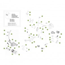 Beta RE125 16 Bremsen