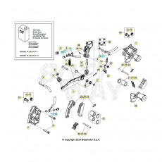 Beta RR350 25 Bremsen
